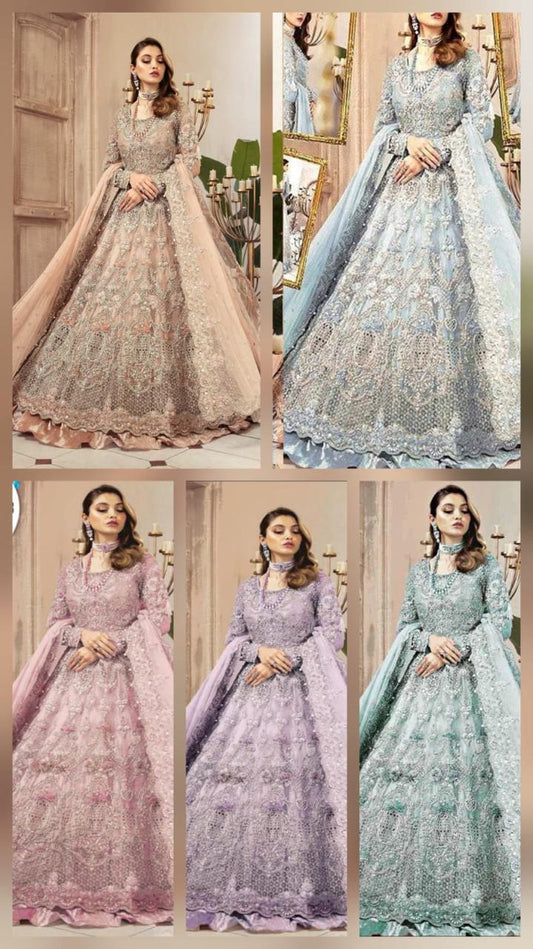 MariaB Couture MC-031 Vol. 5 Ready-to-Wear luxury collection is abloom with patterns and embroideries that are exquisitely fleur tine