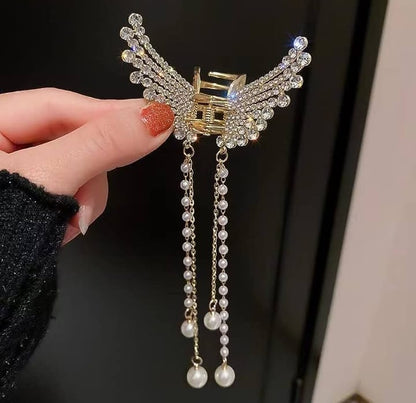 Beautiful Zircon korean Butterfly Hair Claw