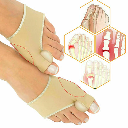 Smart Care Bunion Support Foot Mate Correction Socks Toes Separator Feet Care