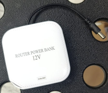 Wifi Router Power Bank 20000 mAH – Reliable Backup Power for Seamless Internet Connectivity | Best Quality Power Bank For Wifi Router - Without Adapter ( Random Color ) - 12 Volt