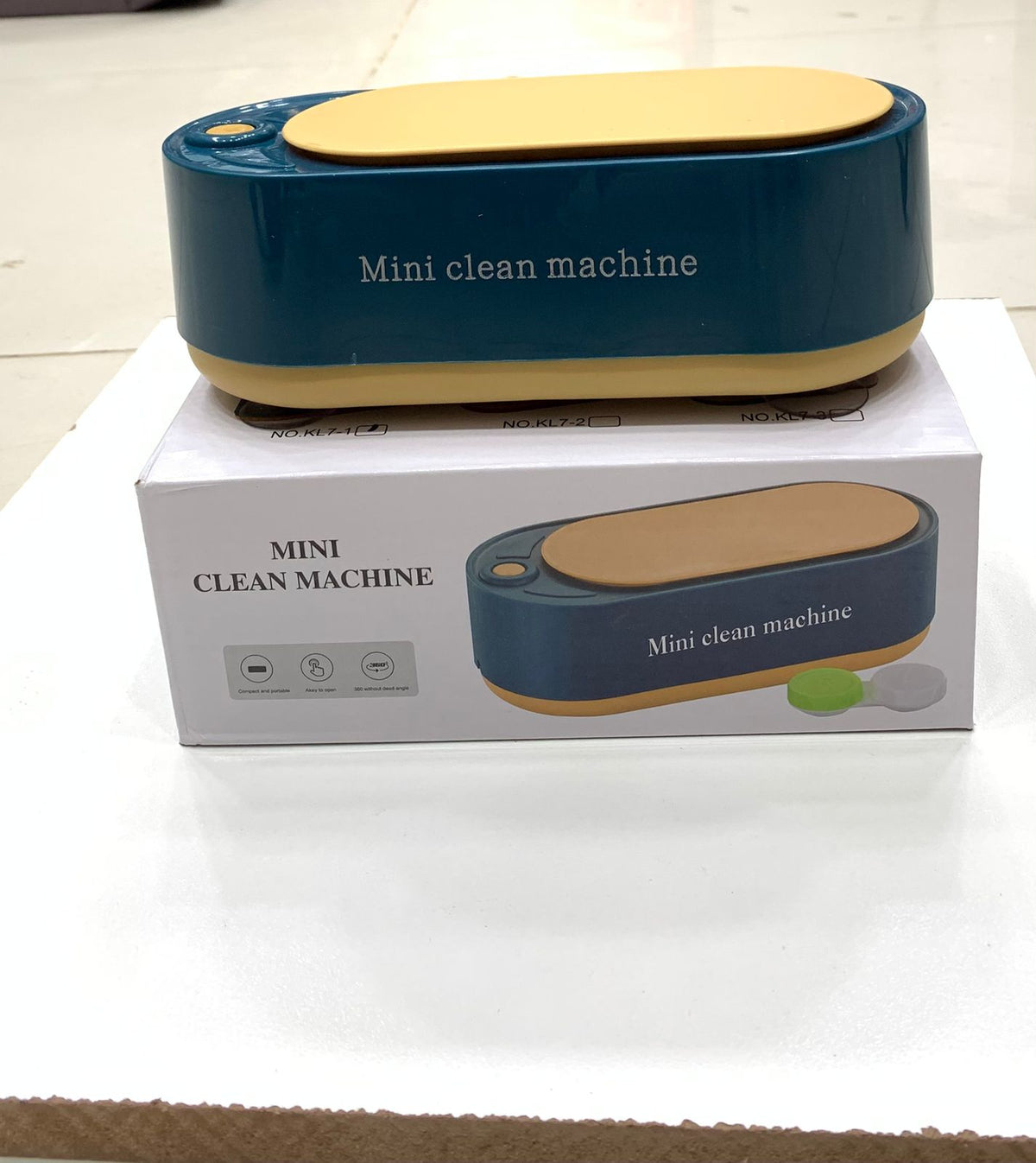 High-Frequency Vibration Ultrasonic Cleaner Machine – Portable Cleaning Device For Jewelry, Glasses, And Watches (Random Color)