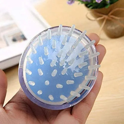 Hair Wash Brush & Scalp Massage Comb – Anti-Dandruff Silicone Shampoo Brush  Deep Scalp Cleanser, Hair Growth Massager, Anti-Itch & Anti-Hair Fall Tool  Random Color