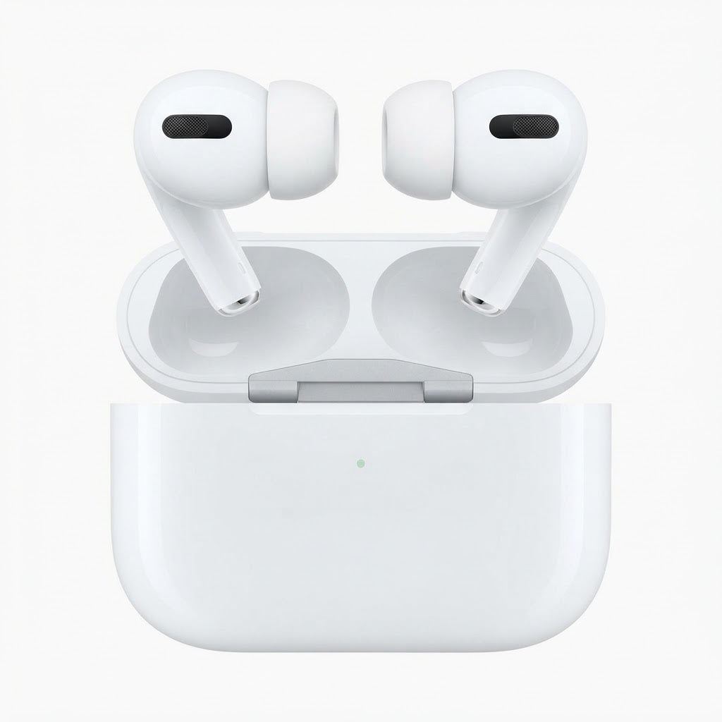 Pro 2 White Wireless Earbuds – Active Noise Cancelling In-Ear Headphones