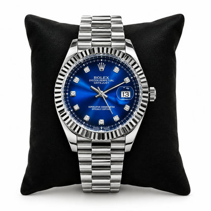 Rolex Style Oyster Perpetual Datejust Watch | Multiple Dial Colors | Formal & Casual Luxury Timepiece