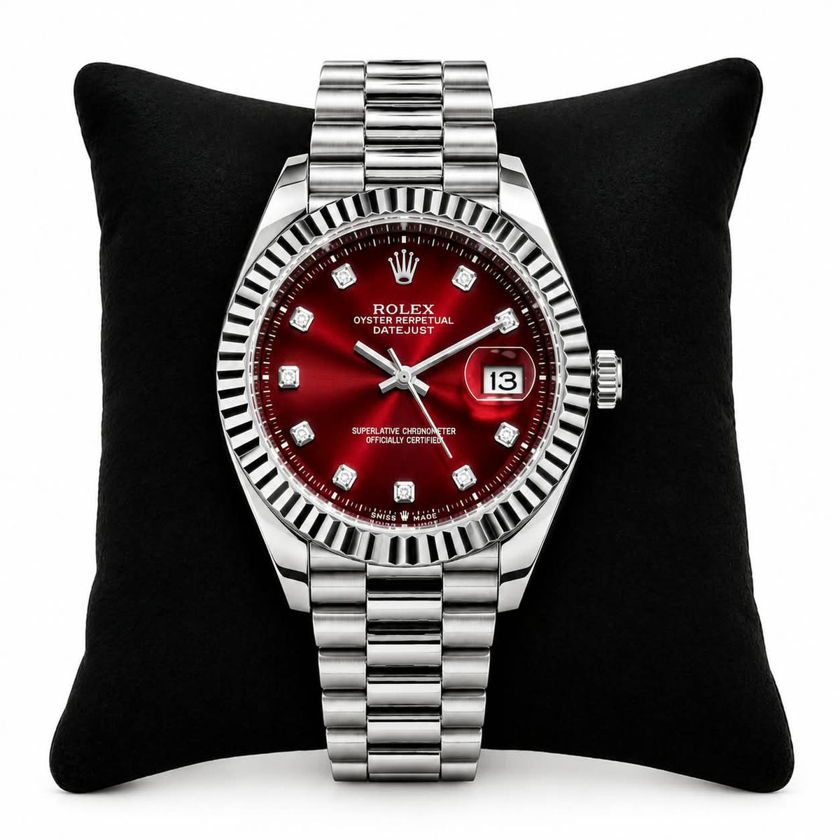 Rolex Style Oyster Perpetual Datejust Watch | Multiple Dial Colors | Formal & Casual Luxury Timepiece