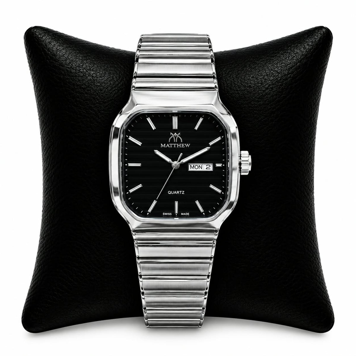 Elegant Men’s Wristwatch – Stylish Classic Design, Premium Look, Comfortable Everyday Wear, Fashionable Casual & Formal Watch for Men - Black