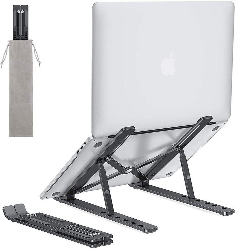 Premium Plastic Laptop Stand – Lightweight & Durable Foldable Laptop Holder, Ergonomic Desk Stand for Laptop, Notebook & MacBook