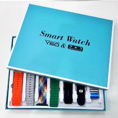 Y60 Smart Watch Ultra 7+1 Sports Edition | Full Touch Display Fitness Tracker