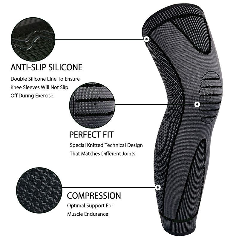 1 Pc Compression Knee Pads Support Sleeve Protector Elastic Kneepad