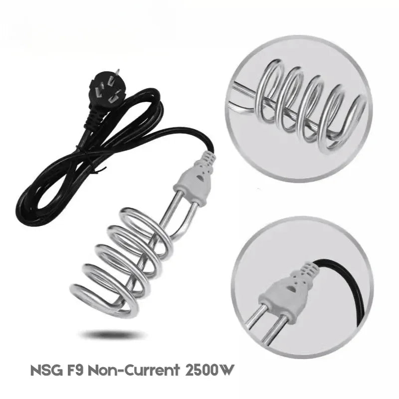 NSG F9 Auto On/Off Water Heating Rod 2500W | Smart Sensor, Waterproof, Shockproof, Fast Heating