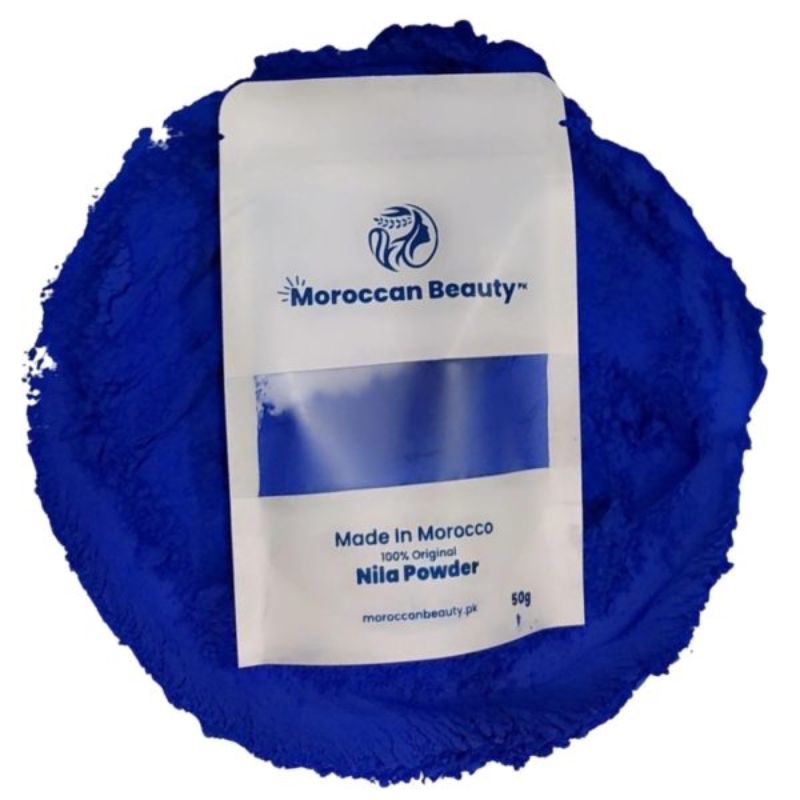 Moroccan Beauty Blue Nila Powder 50g | Skin Whitening, Anti-Inflammatory & Hydrating