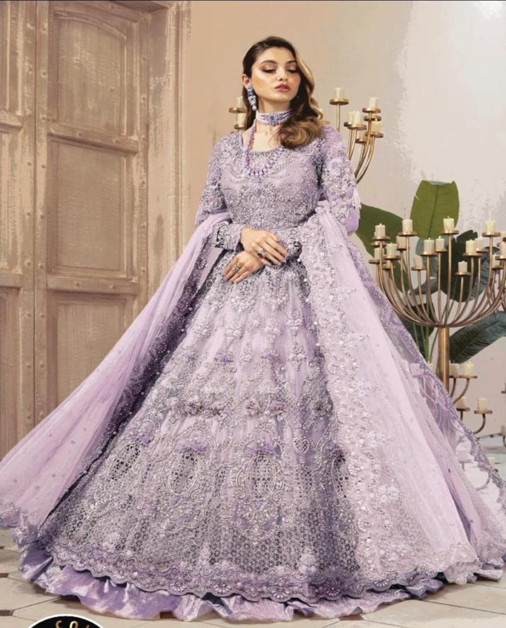 MariaB Couture MC-031 Vol. 5 Ready-to-Wear luxury collection is abloom with patterns and embroideries that are exquisitely fleur tine