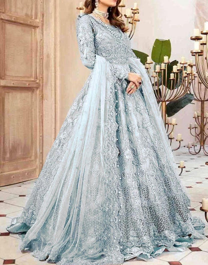 MariaB Couture MC-031 Vol. 5 Ready-to-Wear luxury collection is abloom with patterns and embroideries that are exquisitely fleur tine