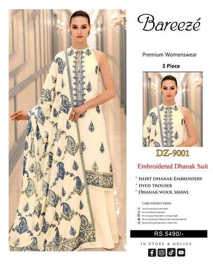Bareeze 9001 9071 Best Quality Dhanak