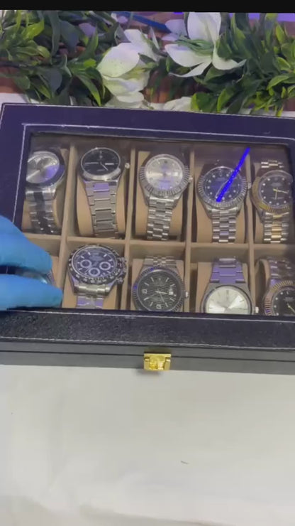 Rolex Style Oyster Perpetual Datejust Watch | Multiple Dial Colors | Formal & Casual Luxury Timepiece