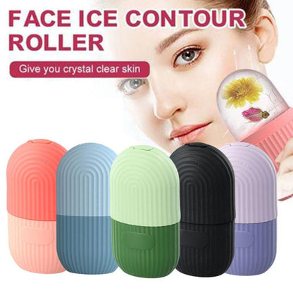 Reusable Facial Ice Roller for Face & Body | Shrinks Pores, Soothes Skin & Enhances Glow | Random Color
